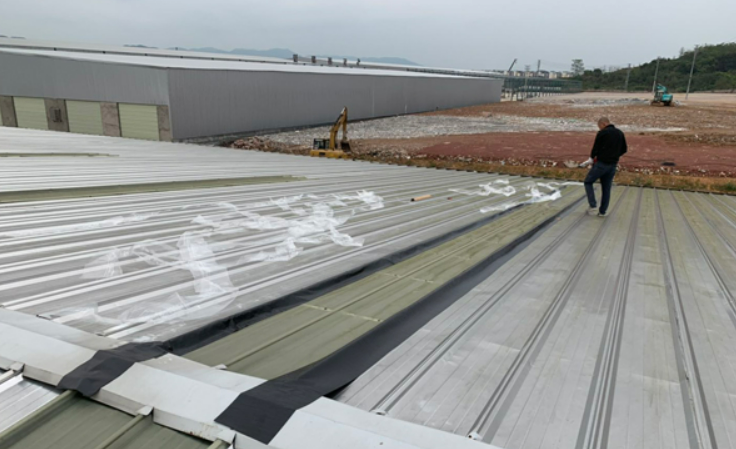 四会厂房屋面防水维修案例